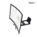 12/14inch  HD Phone Screen Magnifier Curved Screen Magnifier Video Magnification Mobile Screen Amplifier увеличитель для телефон