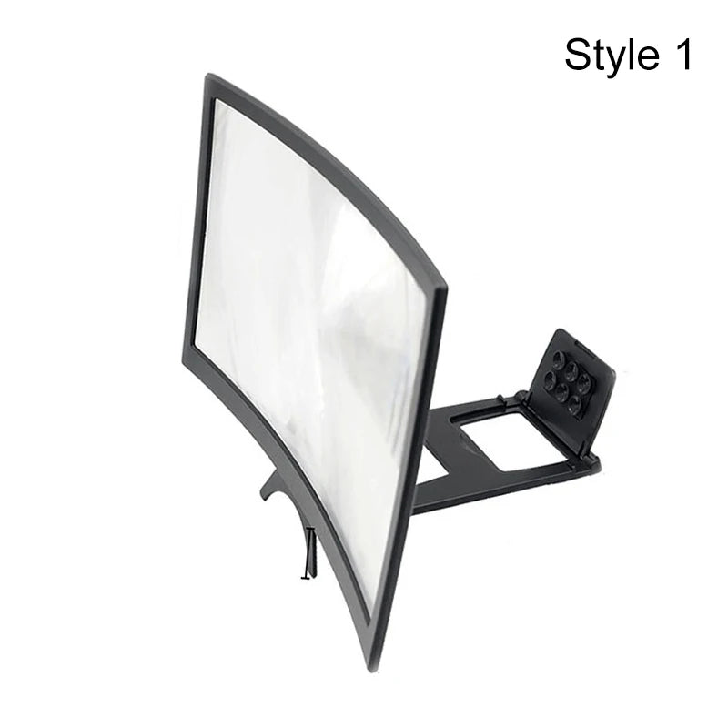 12/14inch  HD Phone Screen Magnifier Curved Screen Magnifier Video Magnification Mobile Screen Amplifier увеличитель для телефон