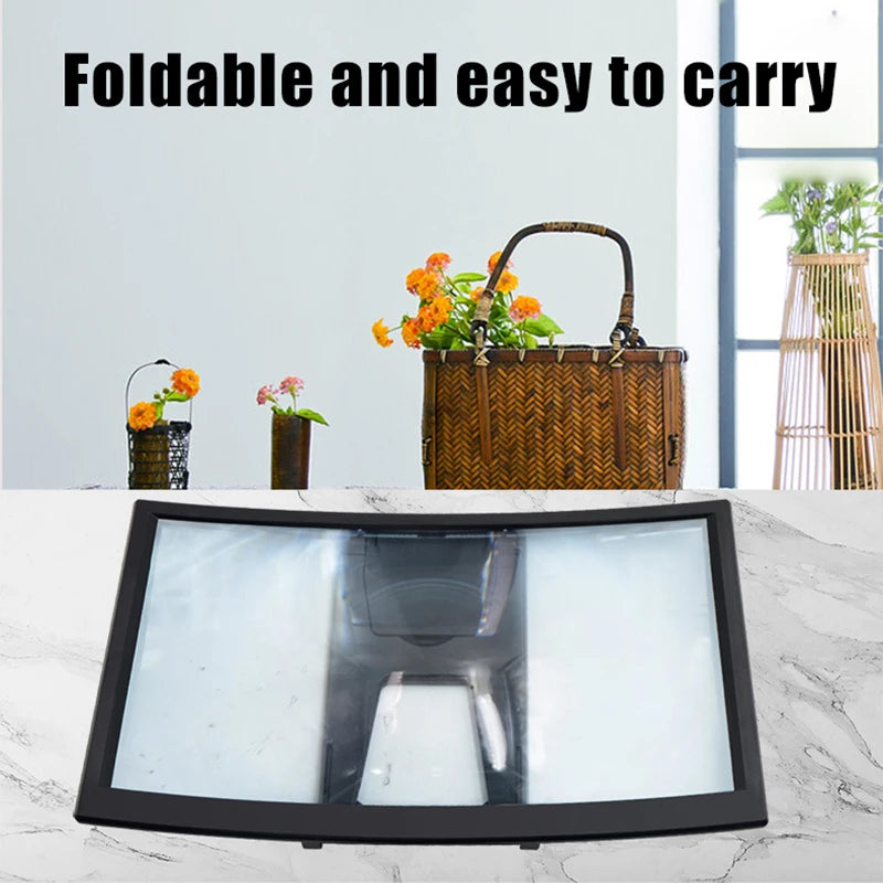 12/14inch  HD Phone Screen Magnifier Curved Screen Magnifier Video Magnification Mobile Screen Amplifier увеличитель для телефон