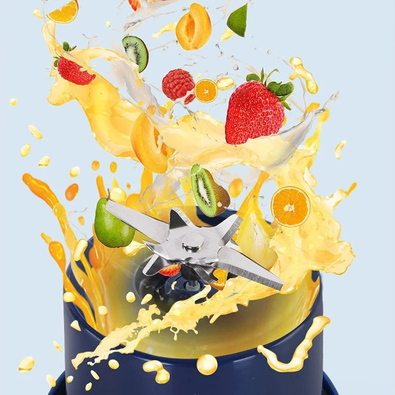 Portable Electric Juicer Blender for Home, USB Charging, Fruit Juicer, Lemon, Orange, Fruit Juicing, Drinking Outdoor Machine