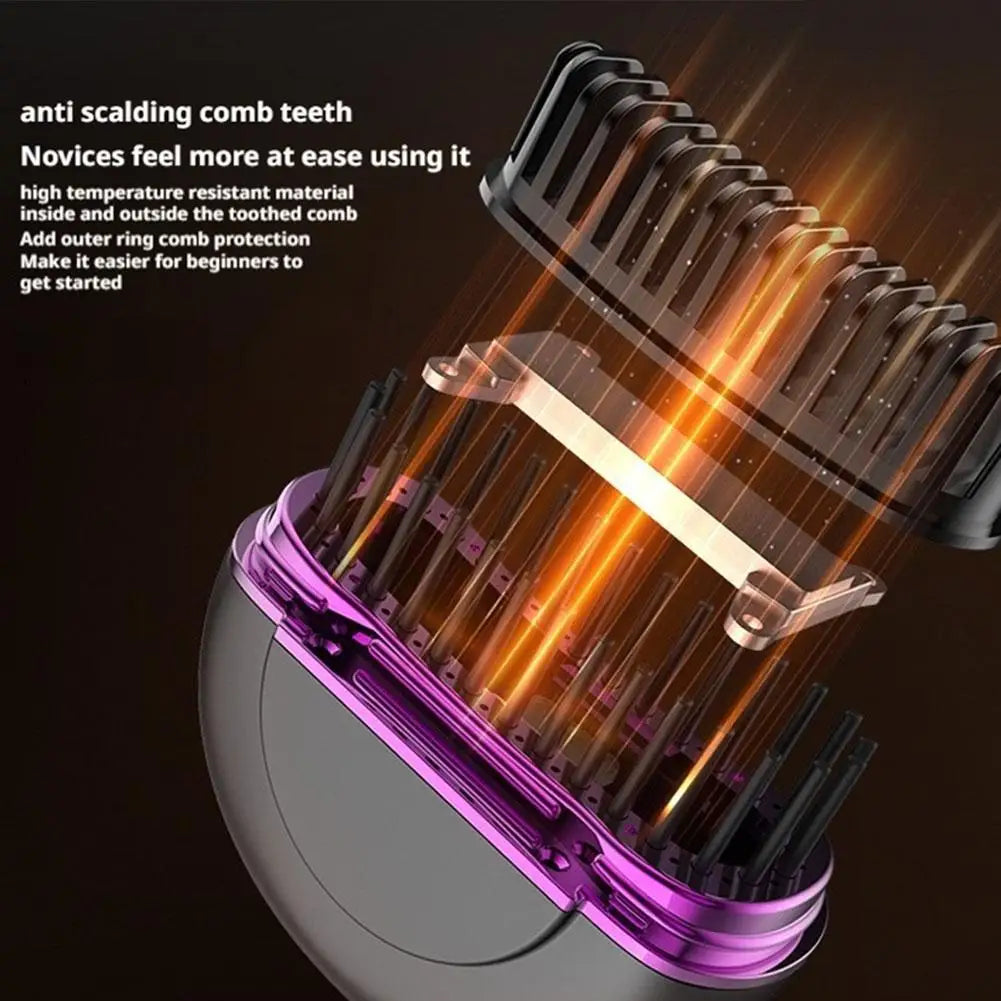 Mini Straightening Comb Wireless New Charging Straightener Portable Hair Care Non Damaging Hair Home Style Comb