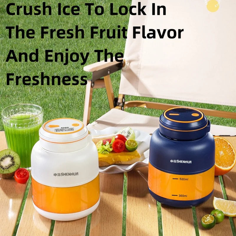 Portable Electric Juicer Blender for Home, USB Charging, Fruit Juicer, Lemon, Orange, Fruit Juicing, Drinking Outdoor Machine