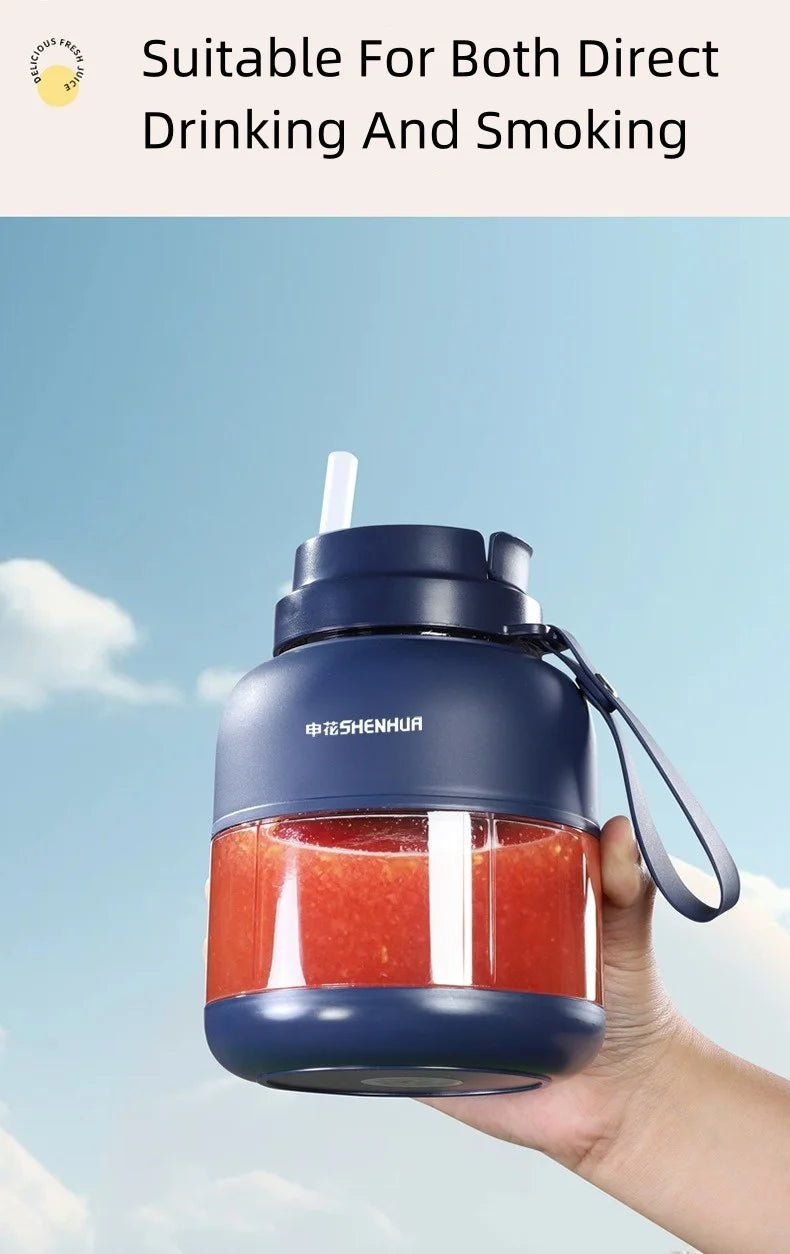 Portable Electric Juicer Blender for Home, USB Charging, Fruit Juicer, Lemon, Orange, Fruit Juicing, Drinking Outdoor Machine