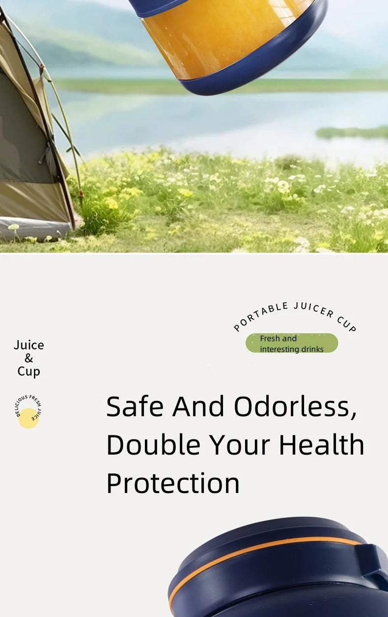 Portable Electric Juicer Blender for Home, USB Charging, Fruit Juicer, Lemon, Orange, Fruit Juicing, Drinking Outdoor Machine