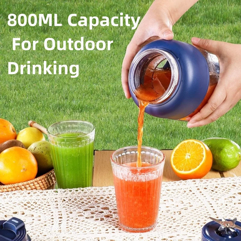 Portable Electric Juicer Blender for Home, USB Charging, Fruit Juicer, Lemon, Orange, Fruit Juicing, Drinking Outdoor Machine