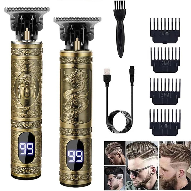 2025 T9 Hair Clipper Repair Beard Shaving Body Hair Trimmer Clippers Electric Machine USB Charging Haircut Machine Barber Shaver